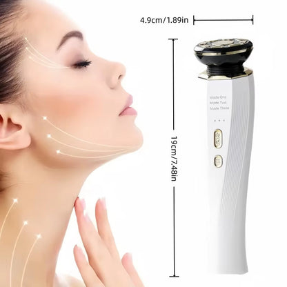 Facial and Neck Massage Skin Care Auxiliary Tool Beauty Instrument, Eye Massager, USB Charging Beauty Device, New Year'S Gift